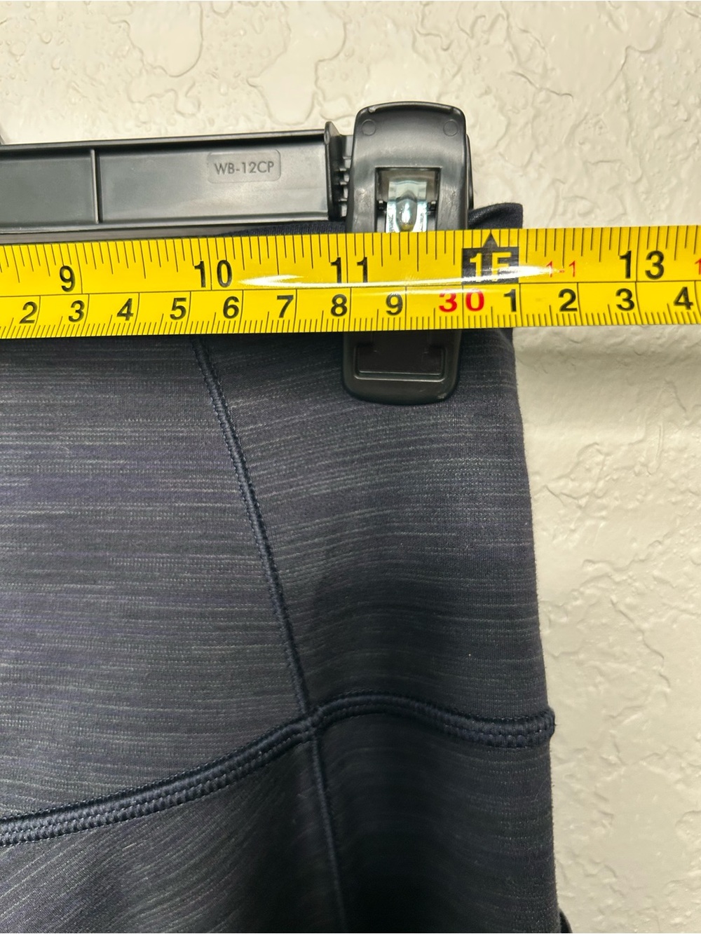 Athleta Salutation II Capri Navy Heather Leggings With Pockets Small - Picture 6 of 9